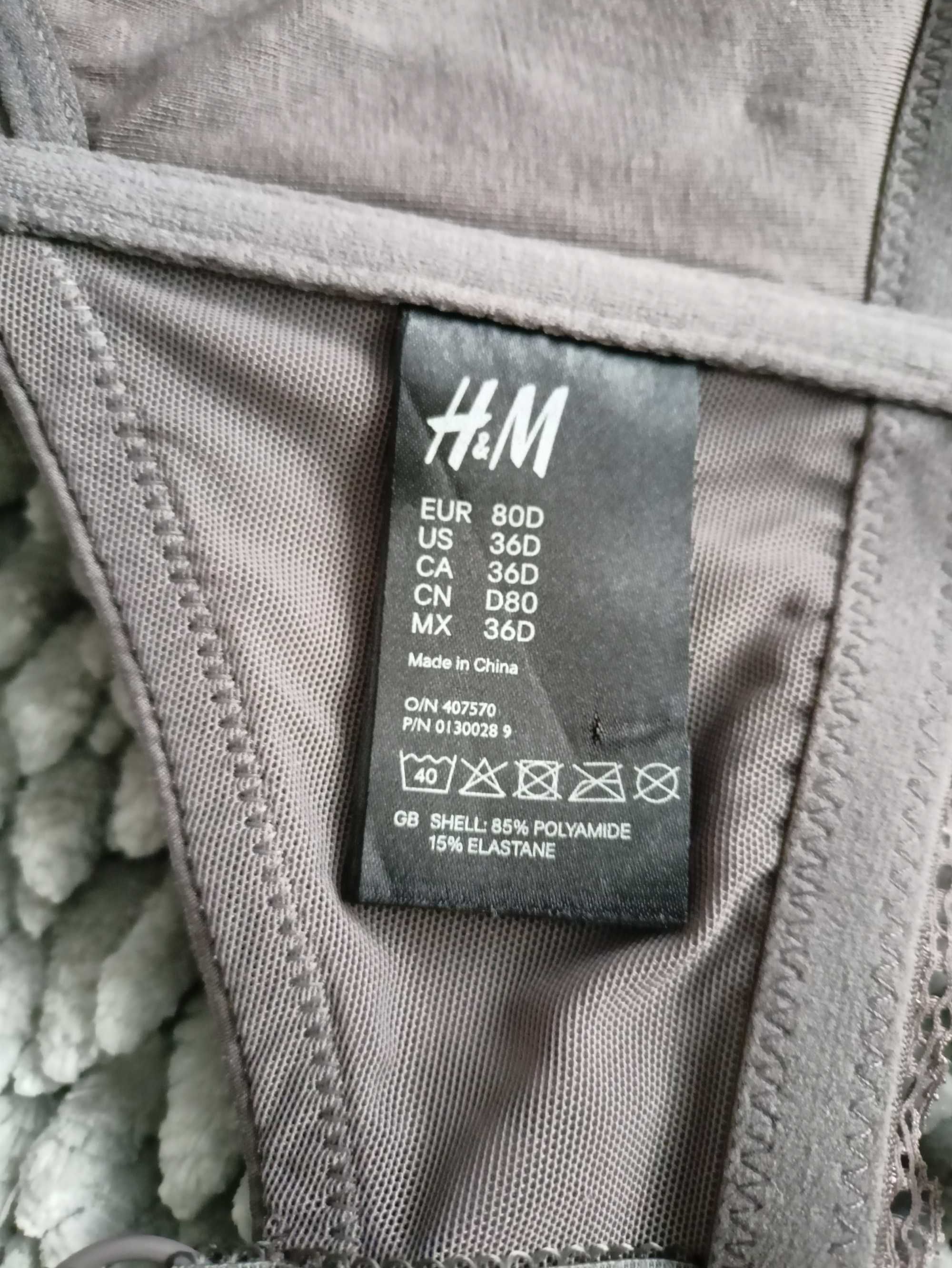 Biustonosz do karmienia H&M , bezfiszbinowy rozmiar 80D idealny stan