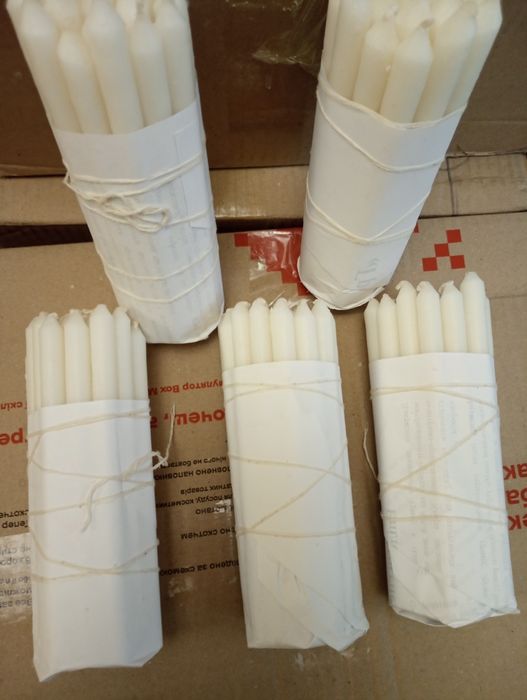 Свічки господарські парафінові 17 см на 12 мм