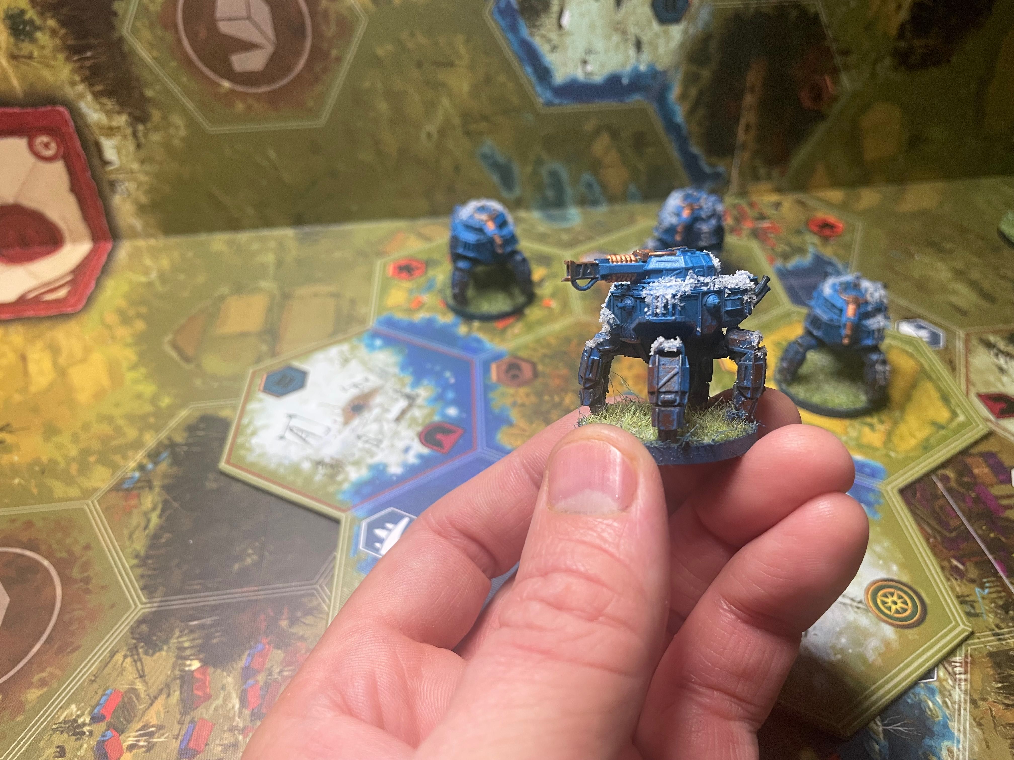 Zestaw alternatywnych Mechów do gry Scythe