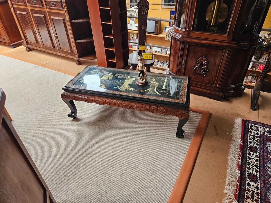 Mesa de centro antiga, Oriental - Bom estado geral