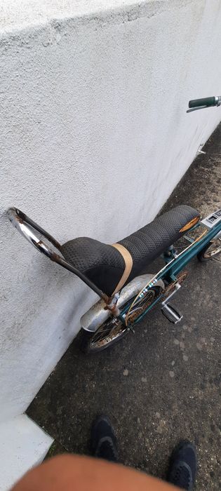 Bicicleta chopper oliva