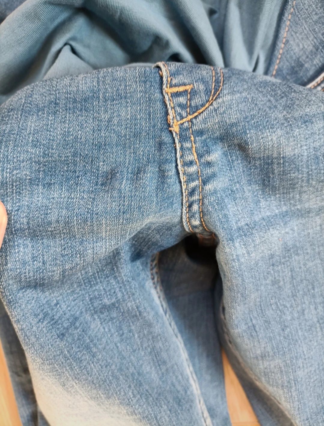 Mama super skinny jeans spodnie ciążowe H&M rozm. L