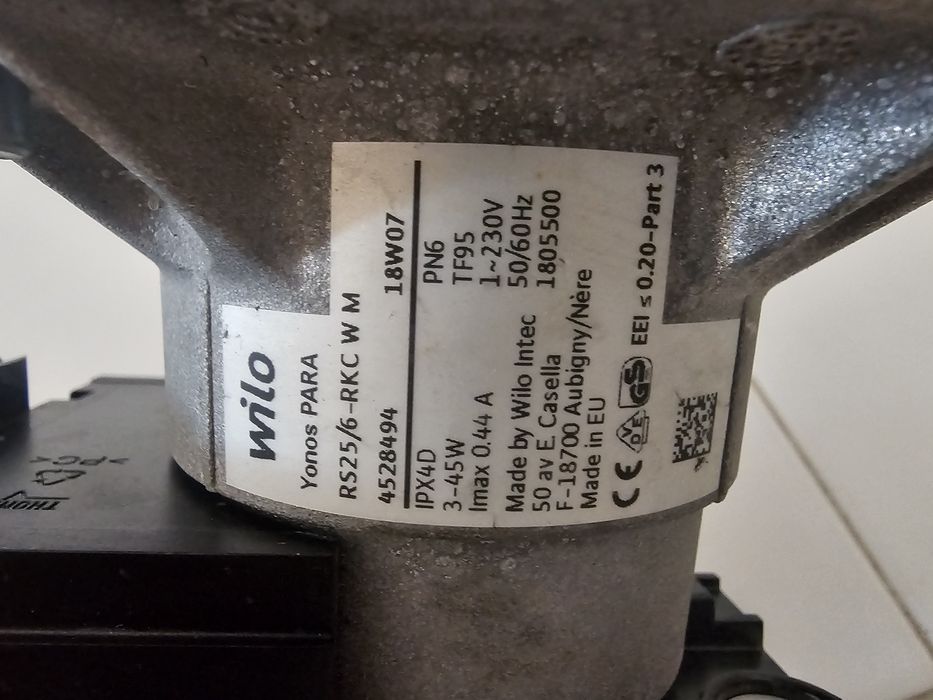 Bomba de circulação água wilo