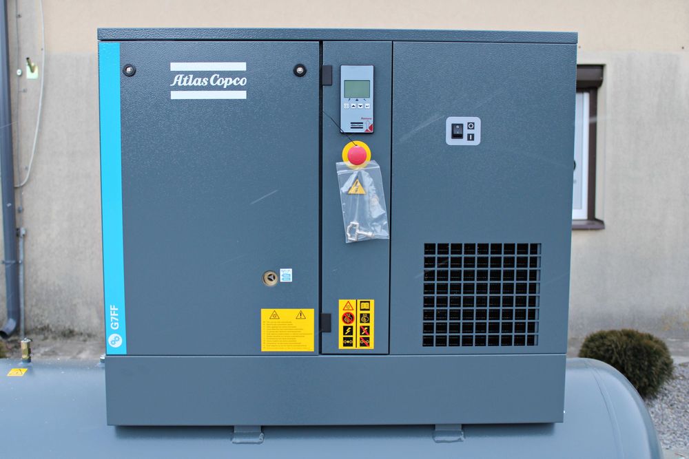 Kompresor śrubowy Atlas Copco G7FF 500 lt NOWY