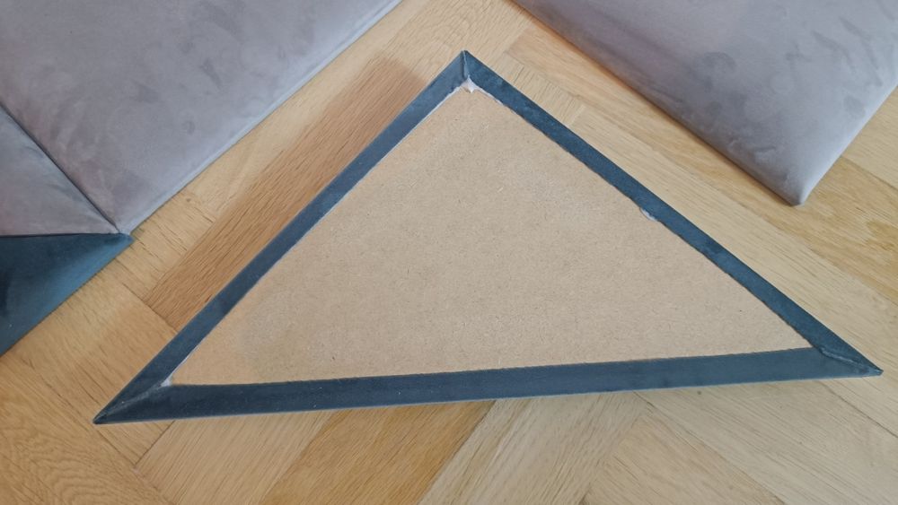 4 panele tapicerowane ciemnoturkusowy