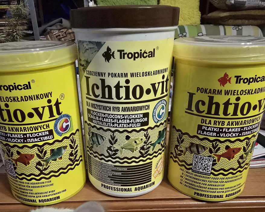 Sprzedam pokarm (karmę) płatki dla rybek akwariowych. Ichtio vit