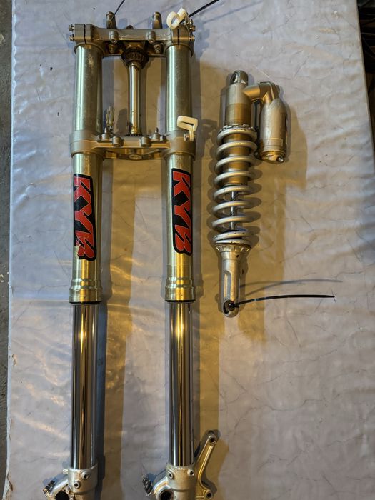 Підвіска yamaha WR 450 F вилка і задній амортизатор