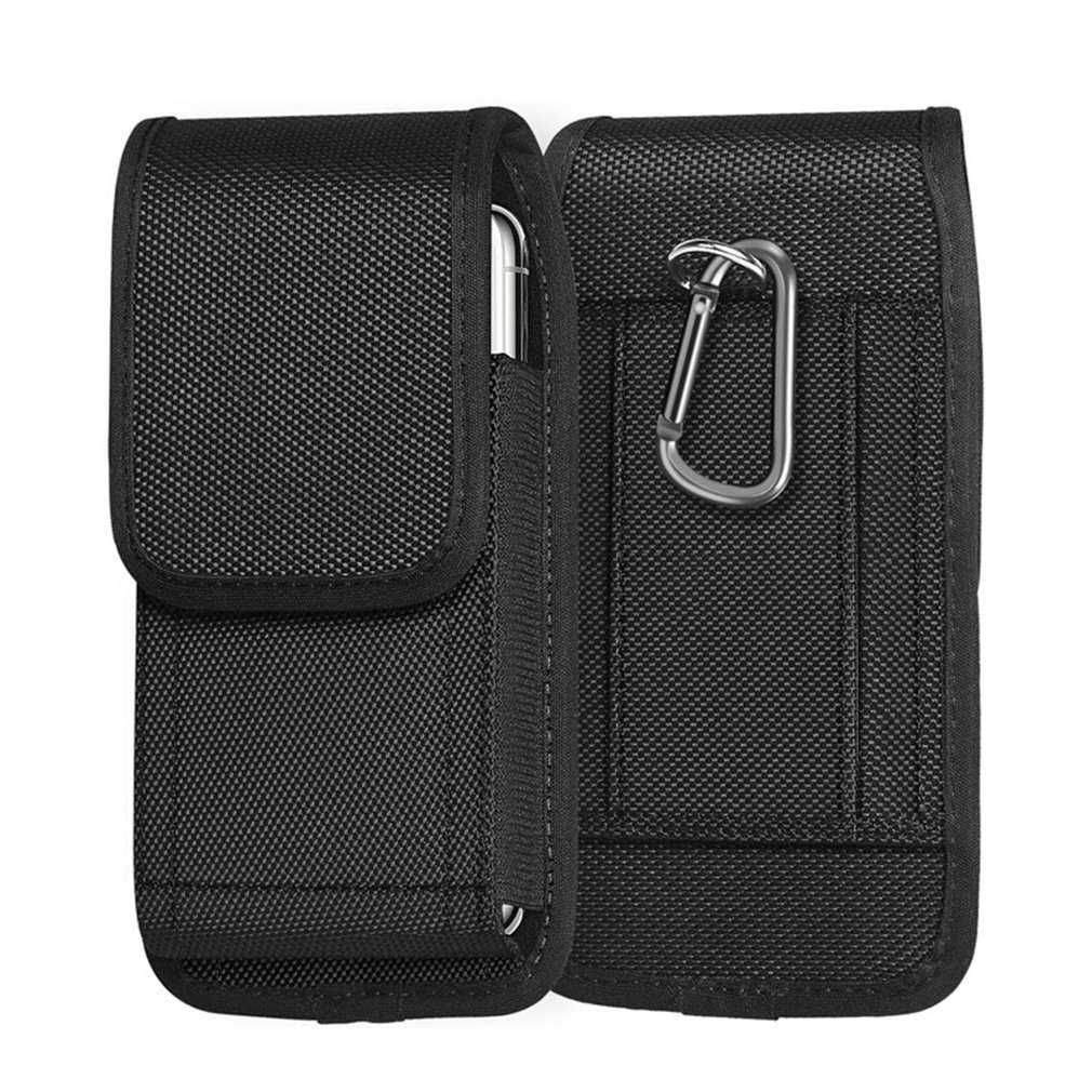 Bolsa de nylon portátil cintura para telemóvel 16.5*9cm