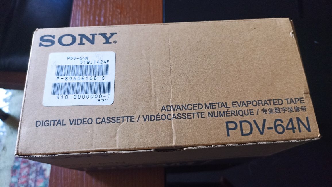 Sony DVCAM K7 64 e 40 minutos