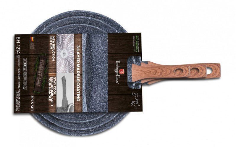 zestaw 3 patelni granitowych berlinger haus bh-1214