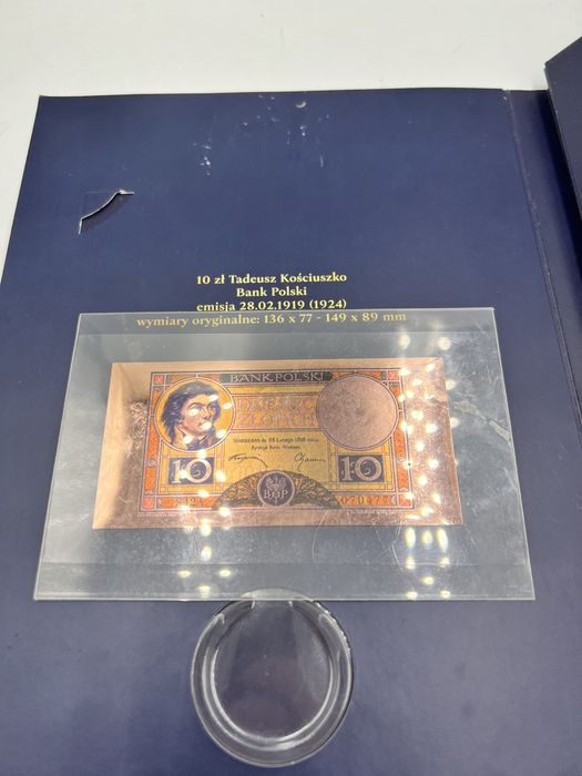 Nowa replika 10zł Tadeusz Kościuszko, Miedź, Dziesięć złotych