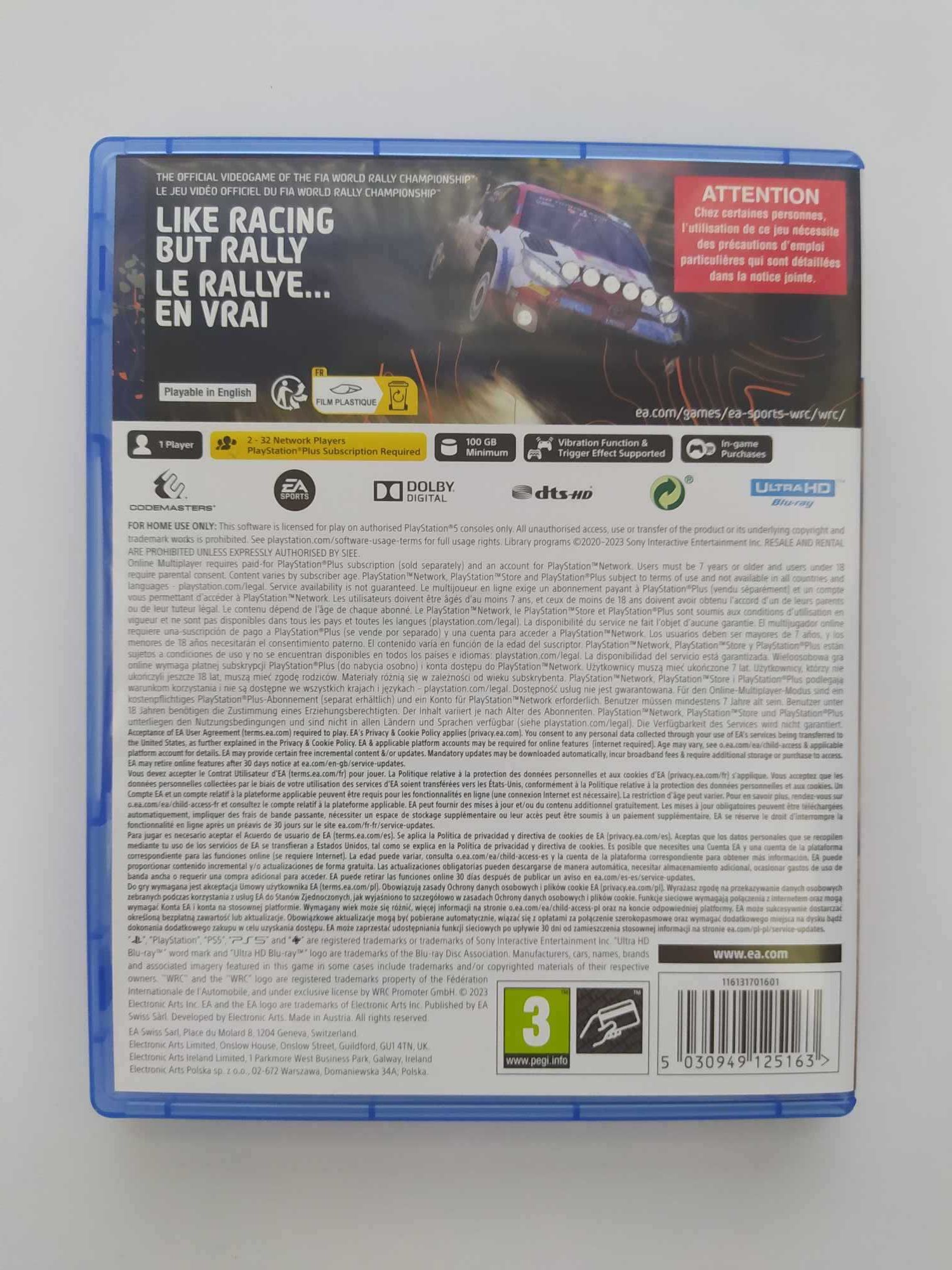 EA Sports WRC PS5