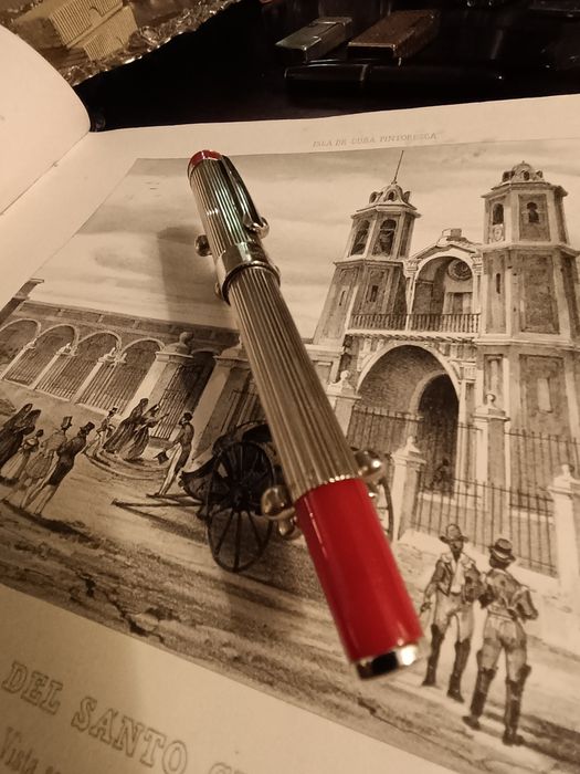 Caneta Delta Euro 2004 em prata 925