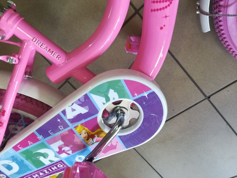 Велосипед Диснеевские Принцессы 16".Для девочек старше 4-х лет