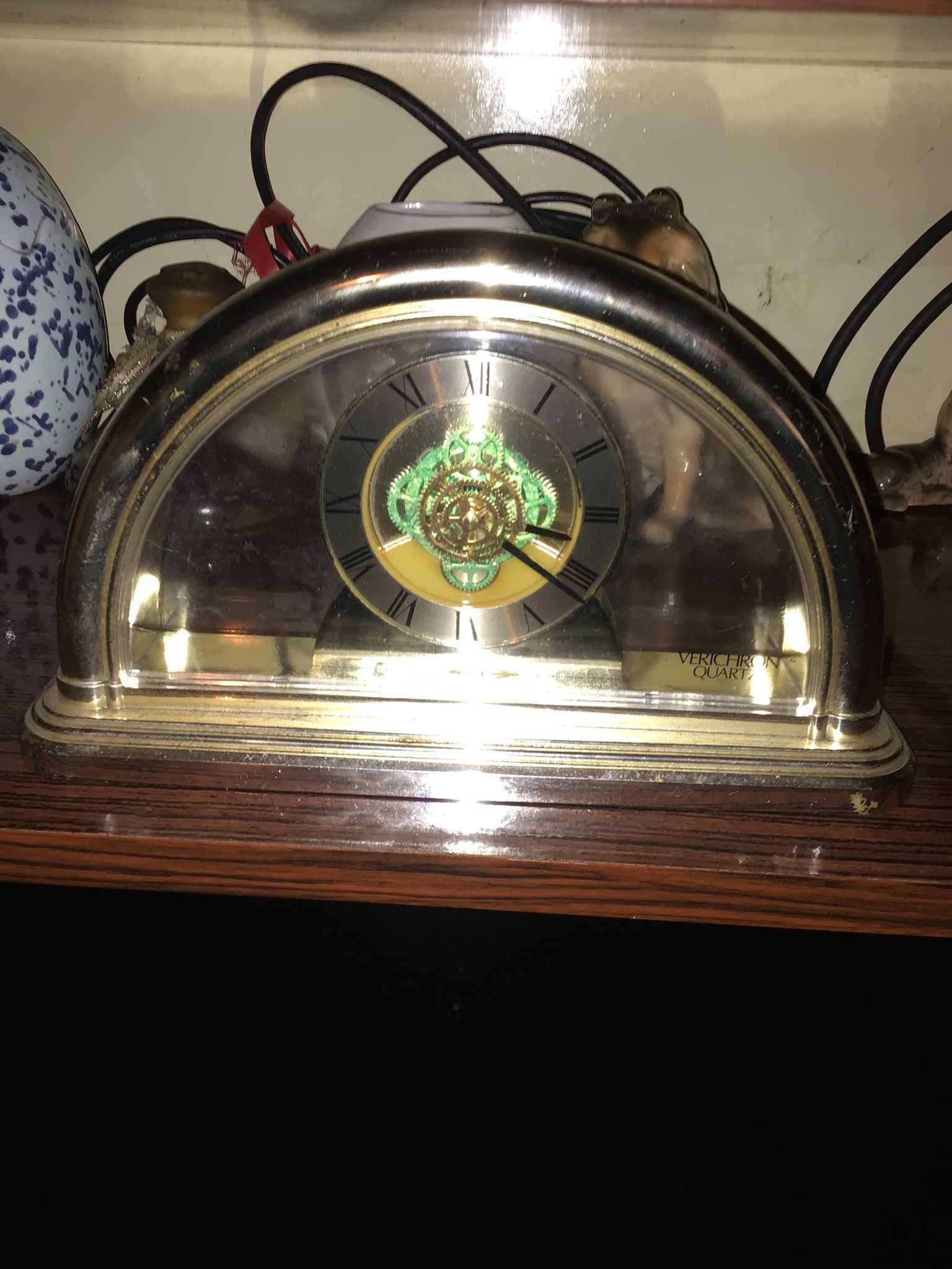 relogio antigo dourado