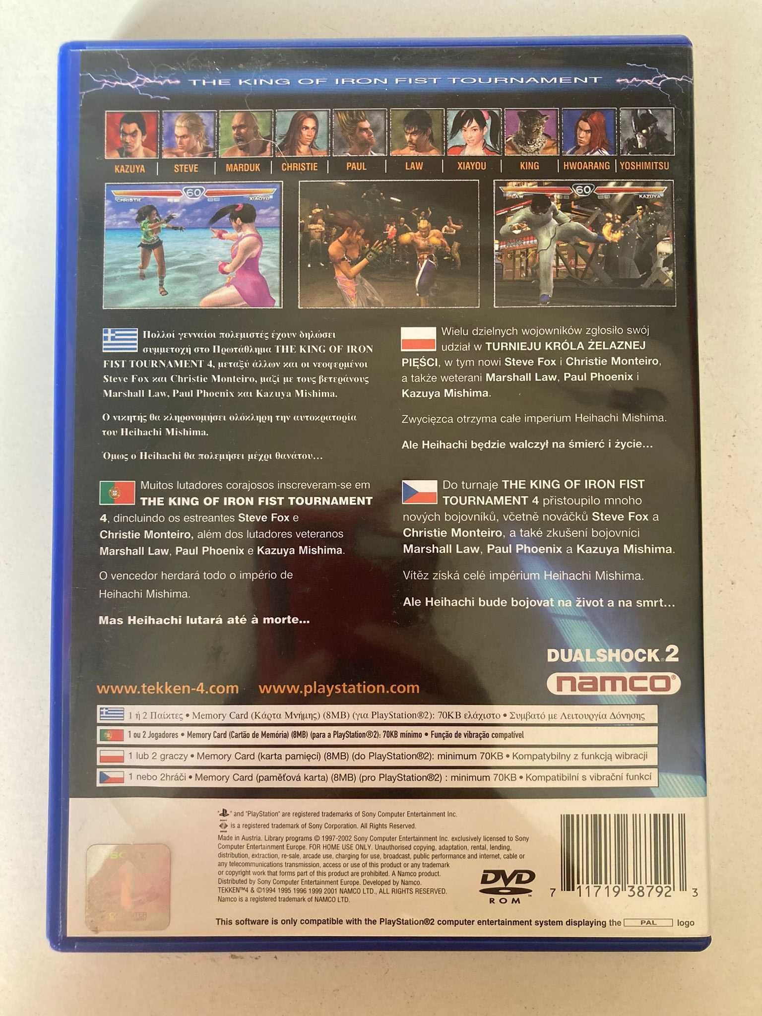 PS2 - Tekken 4 (em óptimo estado)