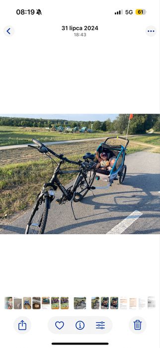 Qeridoo  sportex 2 przyczepka rowerowa