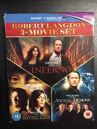 DVD blueray box set: Robert Langdon inferno - Angels&demons - da vinc