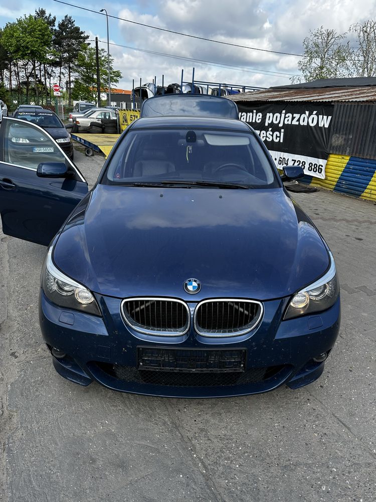 Maska BMW E60 E61 Lift Pokrywa silnika Mysticblau
