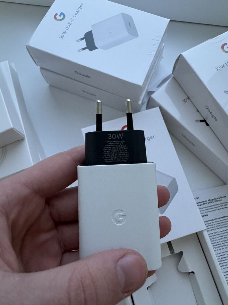 Быстрая 30W оригинальная зарядка google кабель и блок на гугл піксель