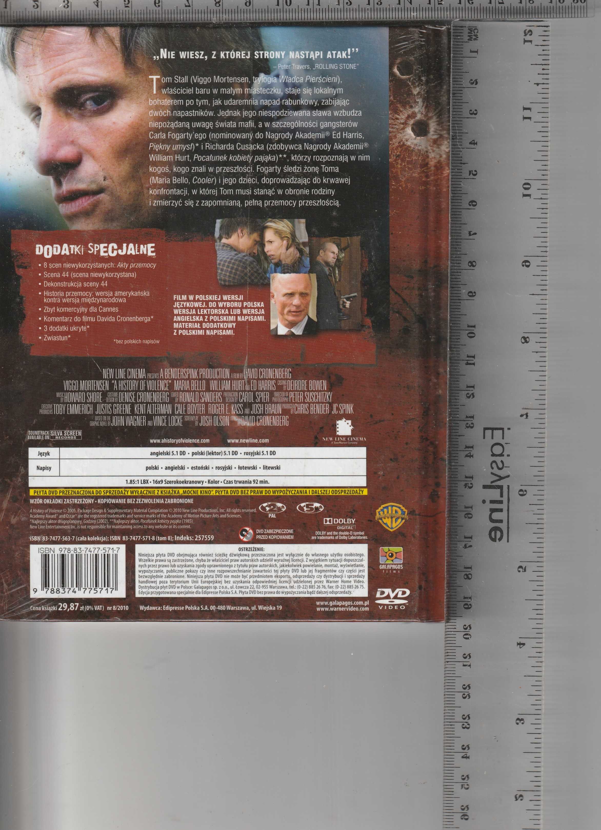 Historia przemocy Ed Harris DVD