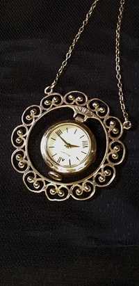 Złoty naszyjnik zegarek Haupu (NAIRI)