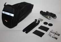 Bolsa XL Selim BTT + kit Ferramenta + kit reparação furos