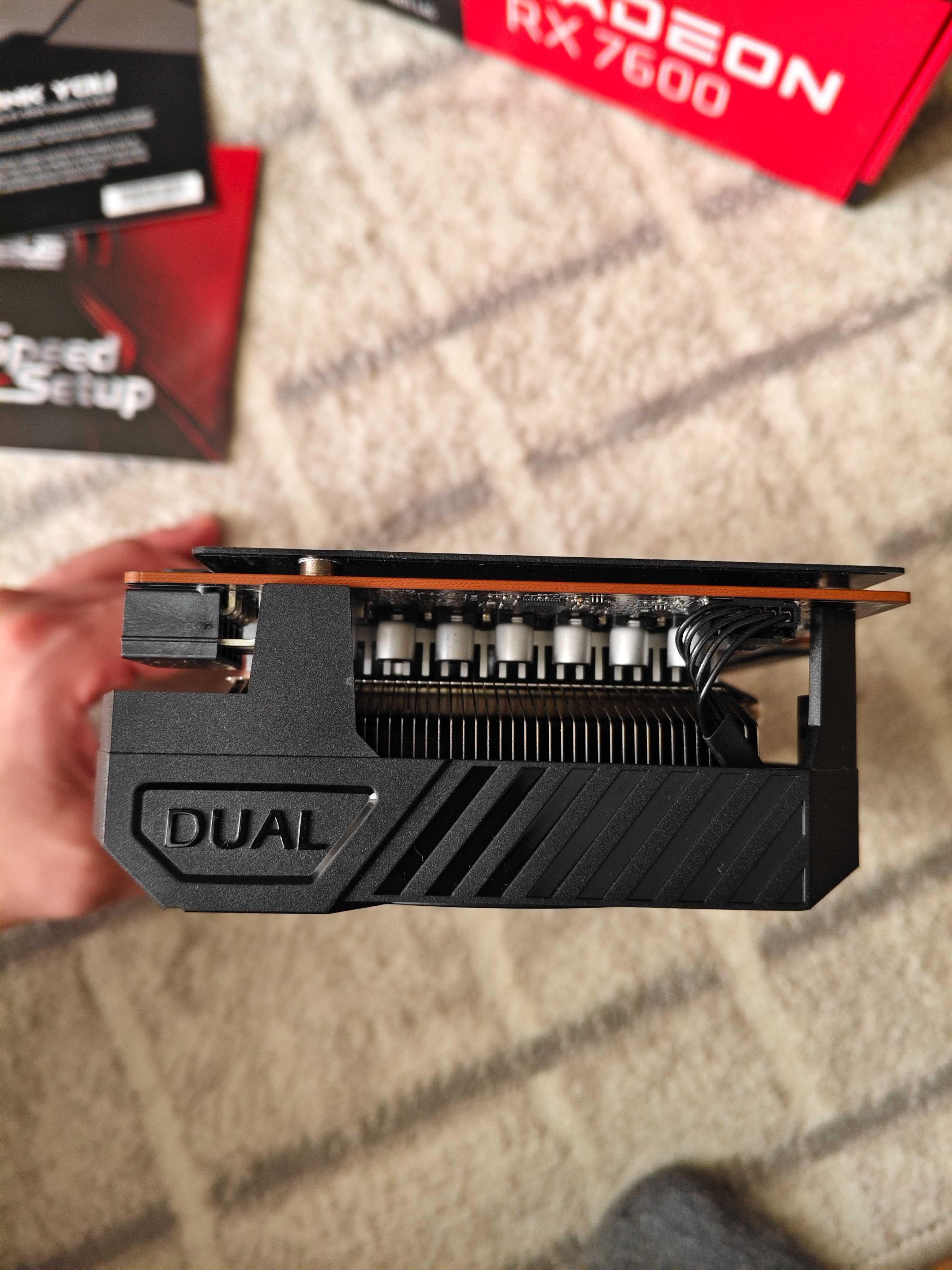 Asus Radeon RX 7600 Dual V2 OC Edition 8GB (2715/18000) (rtx 4060)