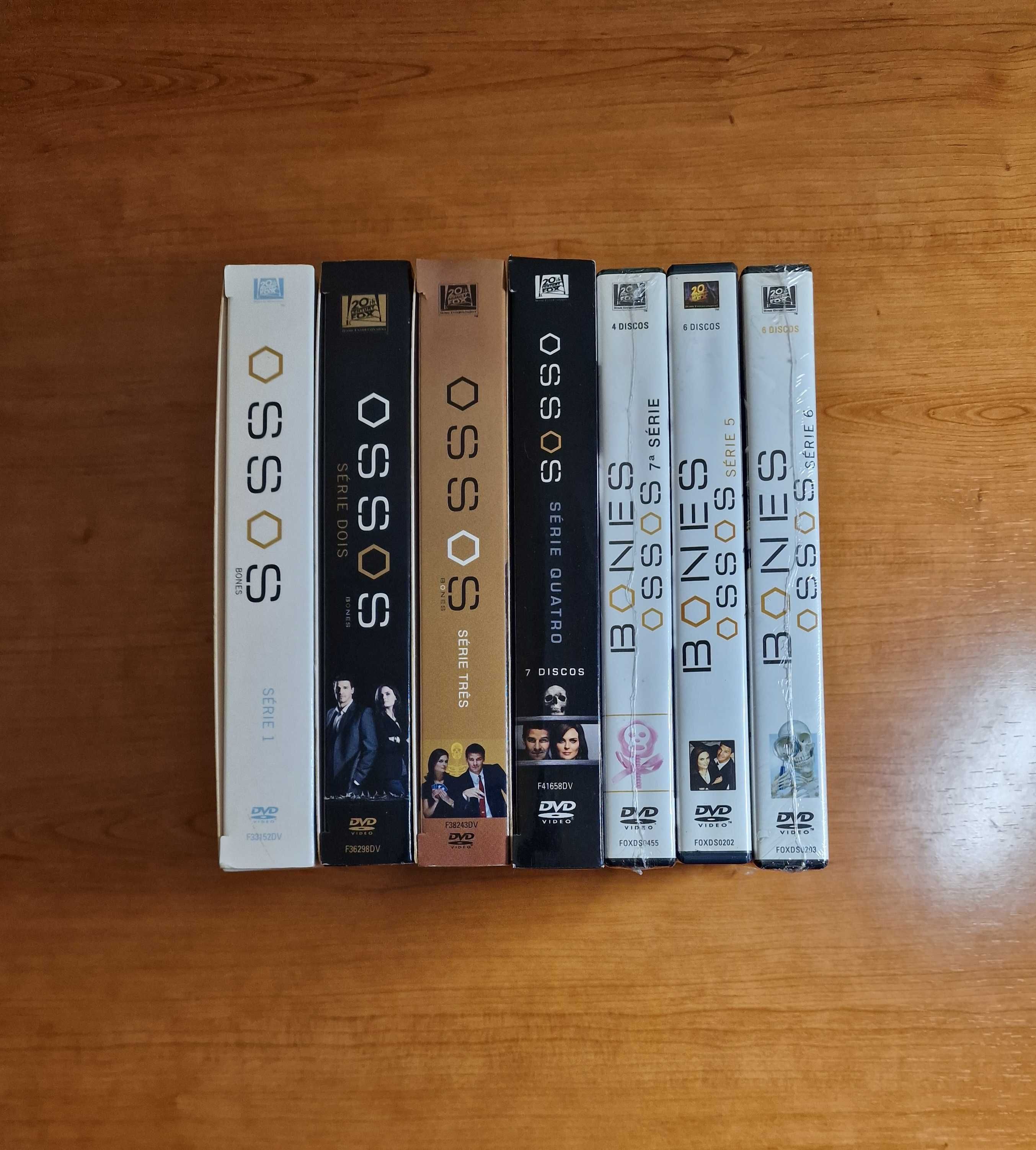 Coleção BONES: OSSOS Temporadas 1-7 Emily Deschanel) 39dvds VICIANTE!