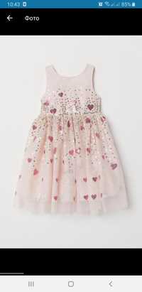 платья сукня H&M паєтки