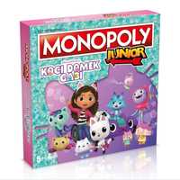 Nowa Gra planszowa 5+ Monopoly Junior Koci Domek Gabi