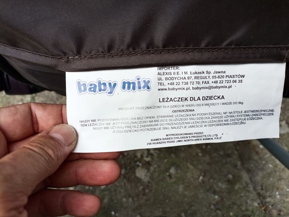 Bujaczek. Leżaczek dla dziecka Baby Mix