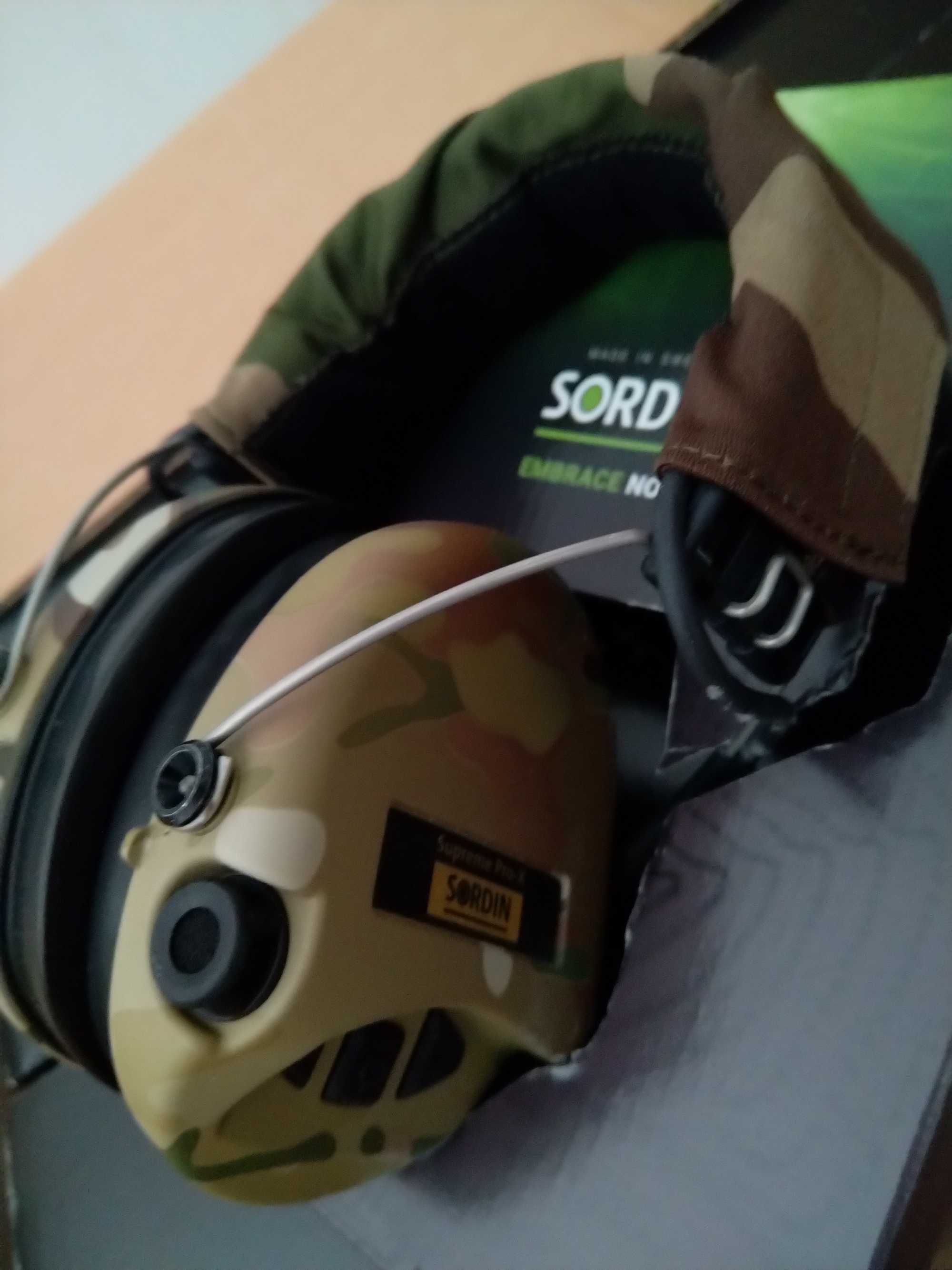 Ochronniki słuchu aktywne Sordin Supreme Pro-X LED Camo