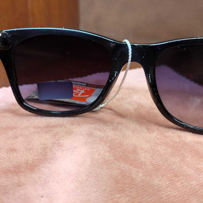 Сонцезахисні окуляри RaiSun класичної форми wayfarer, дужки під дерево