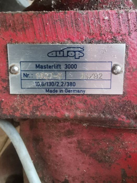 Podnośnik podposadzkowy, stemplowy AUTOP 3tony