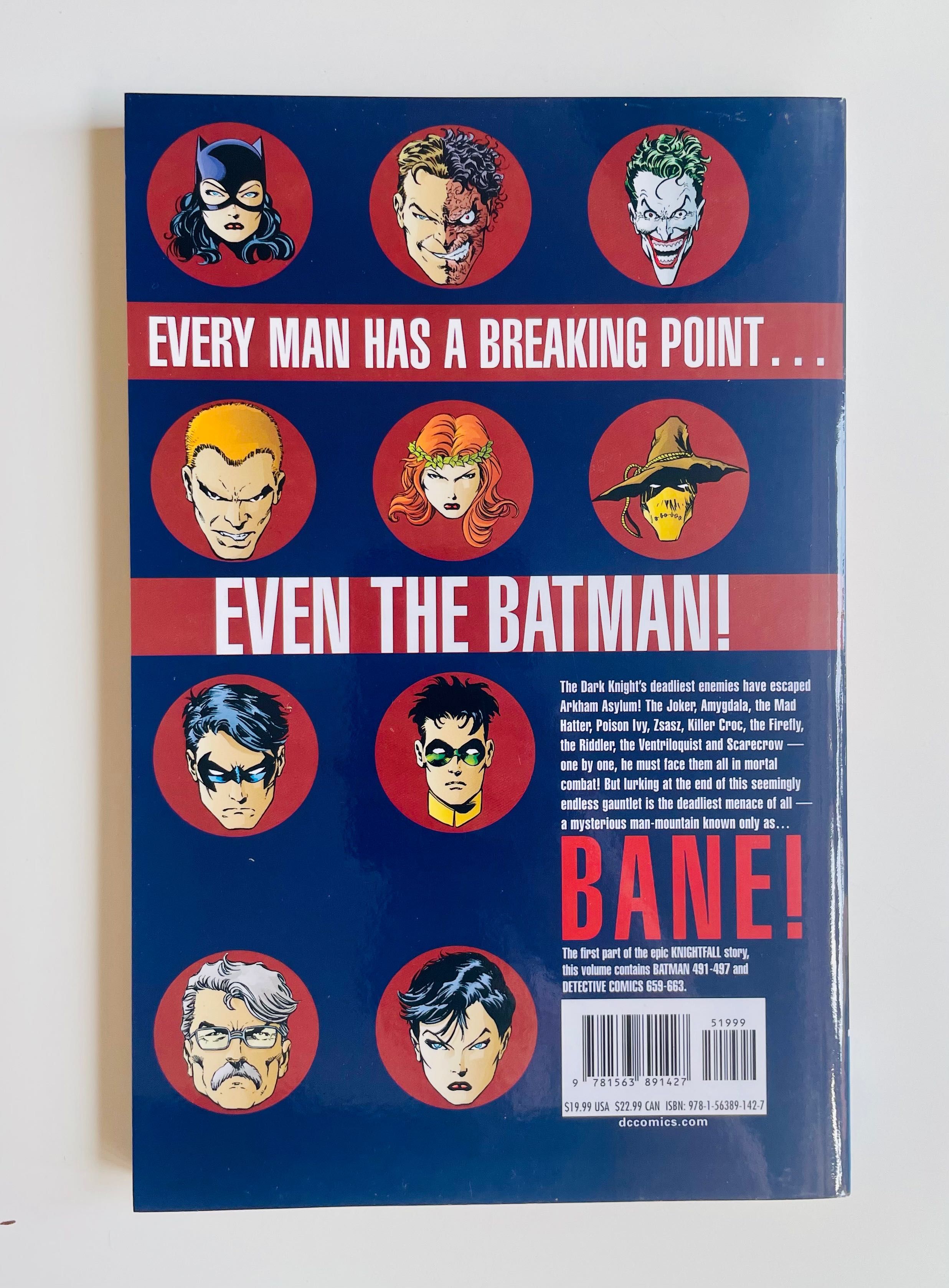 BATMAN Knightfall the part one: broken bat komiks j.ang. klasyka