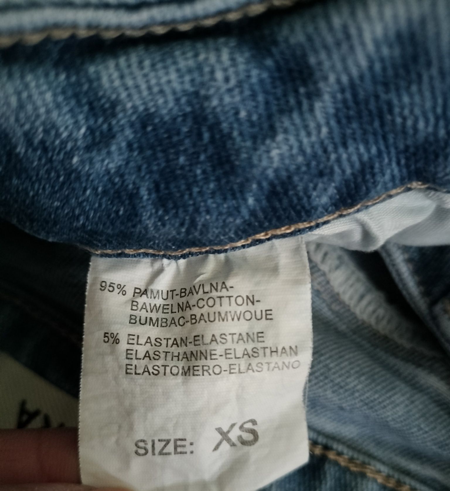 Spodnie jeansowe XS