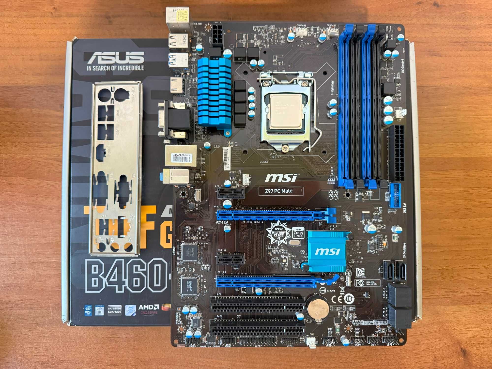 Продам комплект Intel Core i5-4690K та MSI Z97 PC Mate