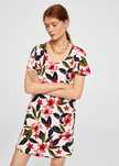 Vestido flores Mango