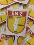 Autocolante N2 Estrada Nacional 2 EN2 em vinil