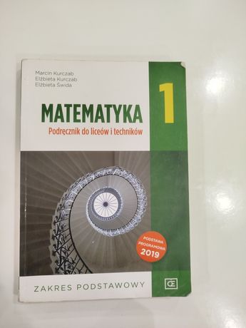 podręcznik matematyka 1