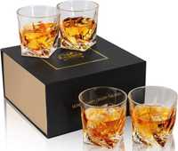 KANARS 4-Częściowy Szklanki kieliszki szkło 300ml do alkoholu whisky