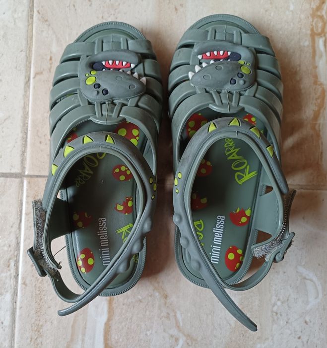 Sandálias Mini Melissa Francxs Dino Baby