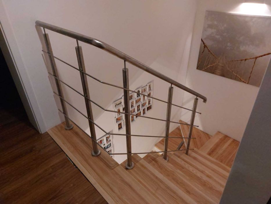 Balustrada Schody Zabezpieczenia Stal Nierdzewna