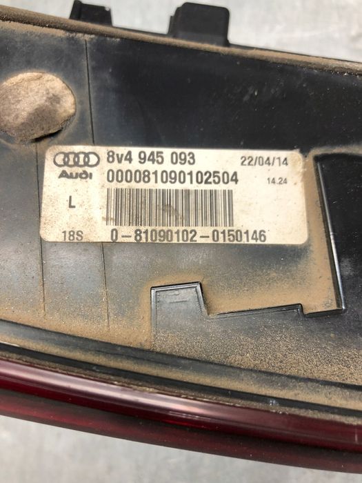 Lampa Lewa Tylna A3 8V Sportback 8V4945093