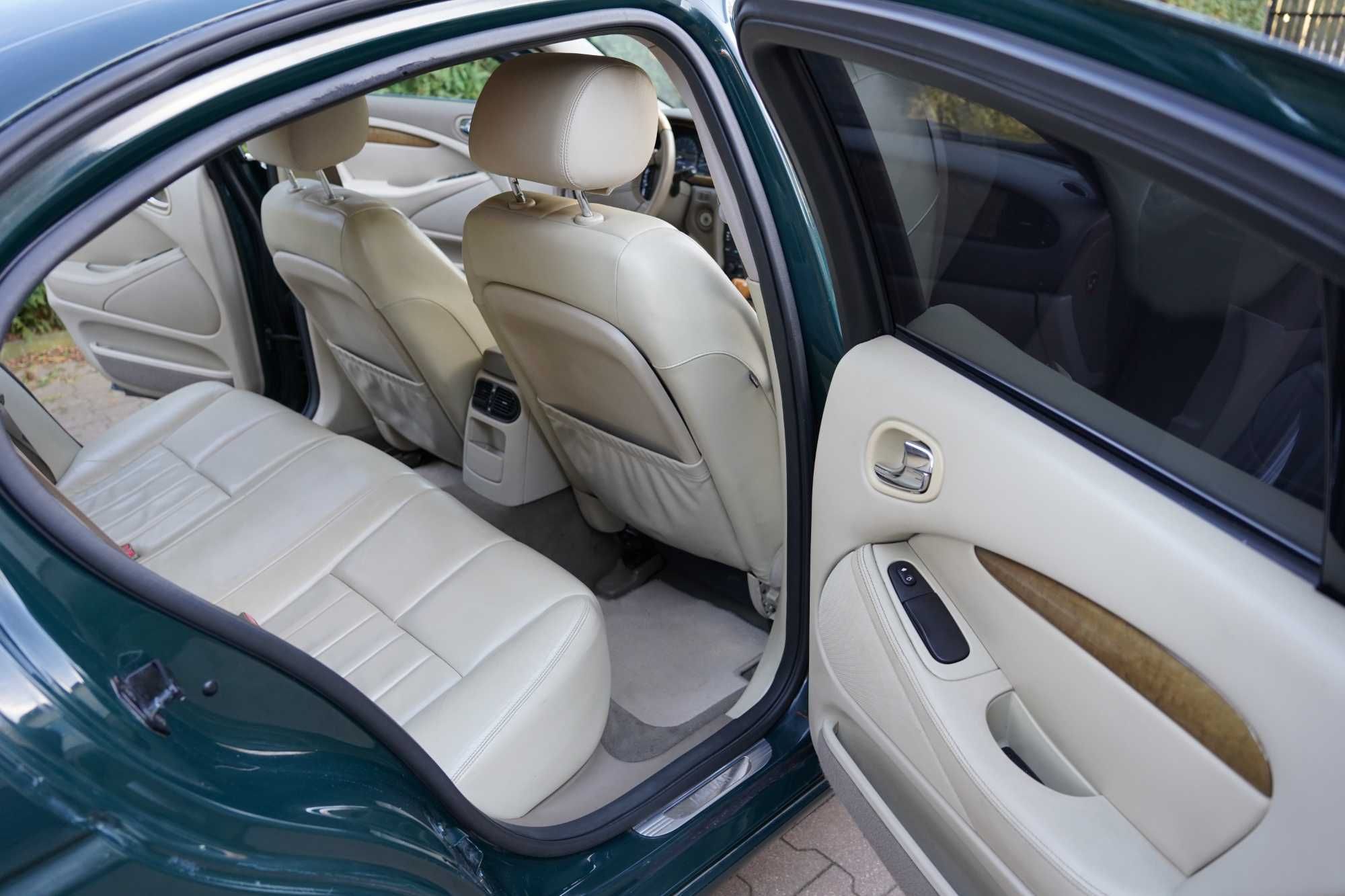 Jaguar S-Type 2.5 LPG, bogata wersja, kremowe skóry