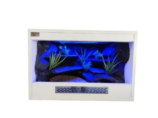 Terrarium dla gekona lamparciego białe 60x40x40 nowe
