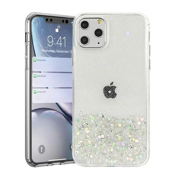 Plecki Brilliant Do Samsung Galaxy A13 4G Bezbarwny Z Brokatem