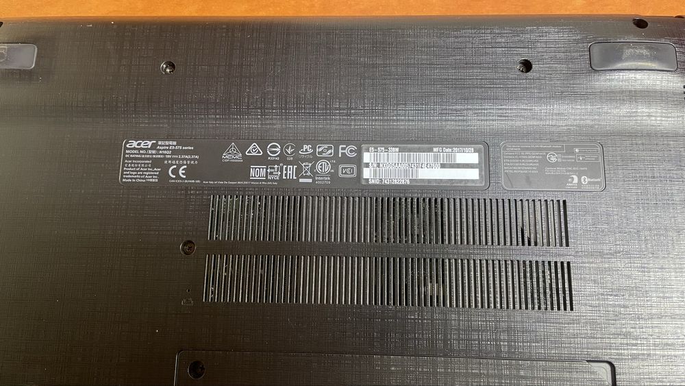 Acer Aspire E5-575, 256GB ssd 8 gb ddr4