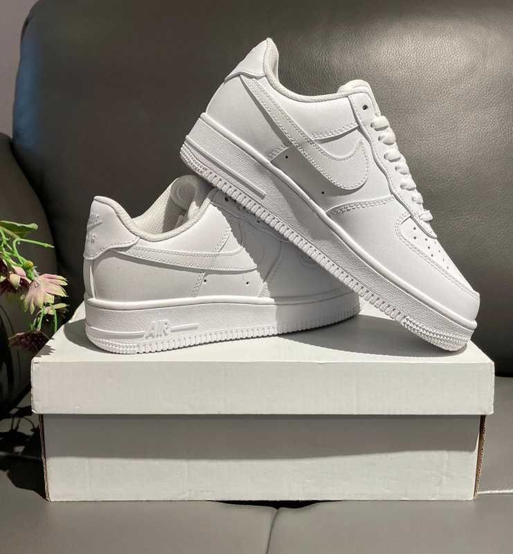 Buty Nike Air Force 1 Biały Damskie i Meskie Rozmiar.41